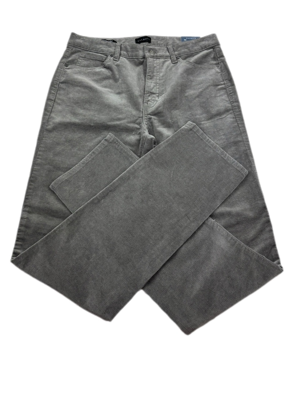 NWT! Talbots Straight Leg Corduroy Pant High waisted Size 4